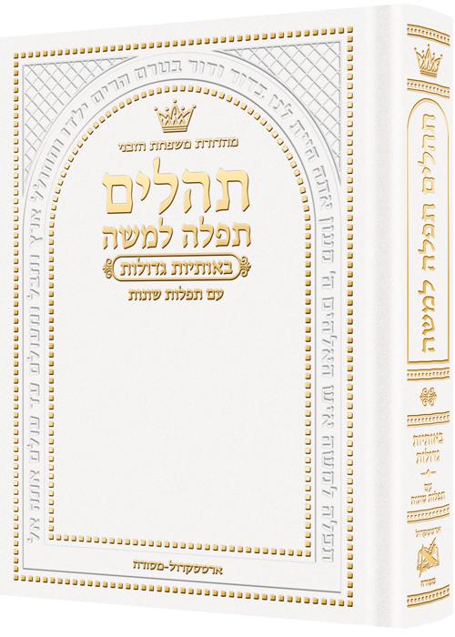 Pocket Size Hebrew Only, Large Type Tehillim with Hebrew Introductions- Hasbani Family Edition