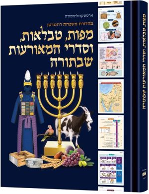 Enlarged The Book of Torah Timelines, Charts and Maps – Hebrew Edition HC