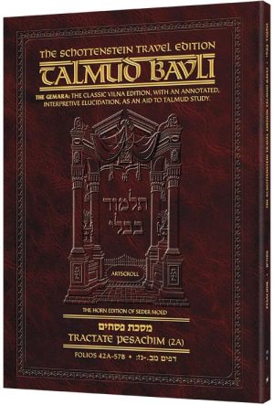 Schottenstein Travel Ed Talmud – English [10A] – Pesachim 2A (42a – 57b)