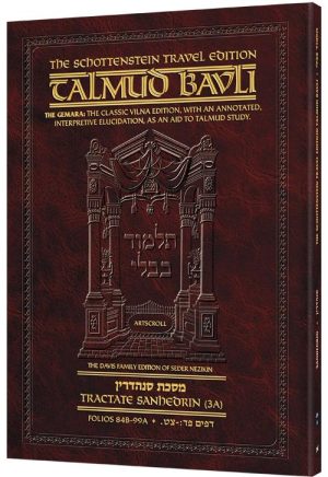 Schottenstein Travel Ed Talmud – English [49A] – Sanhedrin 3A (84b-99a)