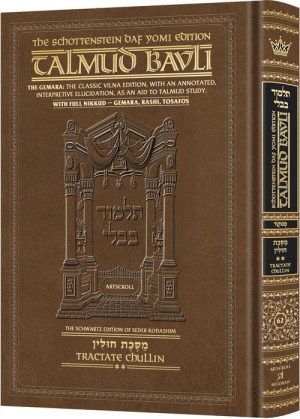 Schottenstein Daf Yomi Talmud Nikkud – Tractate Chullin 2