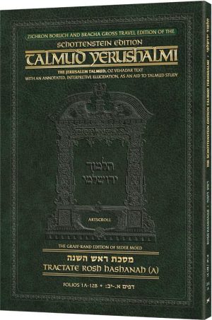 Schottenstein Travel Ed Talmud Yerushalmi – Rosh Hashanah A
