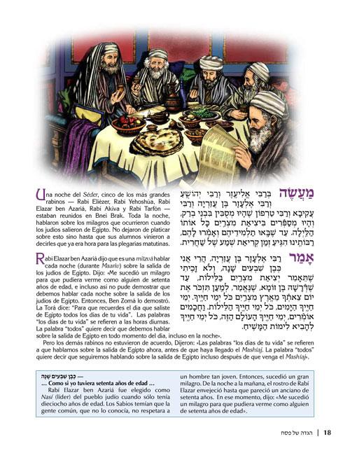 Spanish Illustrated Haggadah Hard Cover – תמונה 4