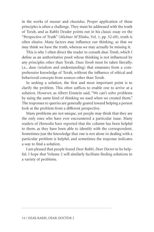 Dear Rabbi, Dear Doctor Volume 2 – תמונה 3