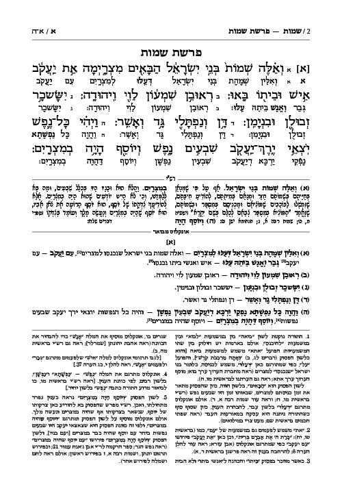 תרגום אונקלוס המבואר- עברית- ספר שמות – תמונה 2