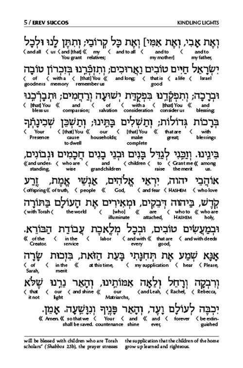 Schottenstein Interlinear Succos Machzor Full Size Ashkenaz following the Customs of Eretz Yisroel – תמונה 5