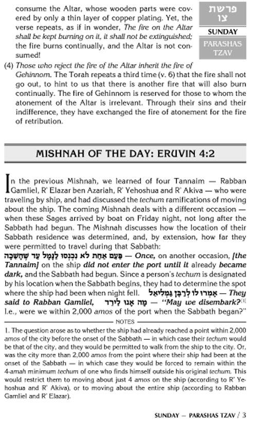 A DAILY DOSE OF TORAH SERIES 1 Vol 07: Weeks of Tzav through Metzorah – תמונה 3