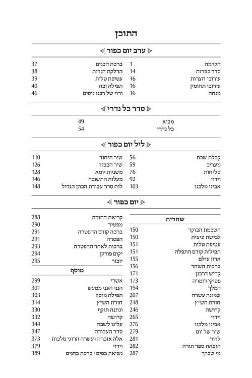 מחזור יום כיפור ספרד עברית שליח ציבור עם הוראות באנגלית – תמונה 5