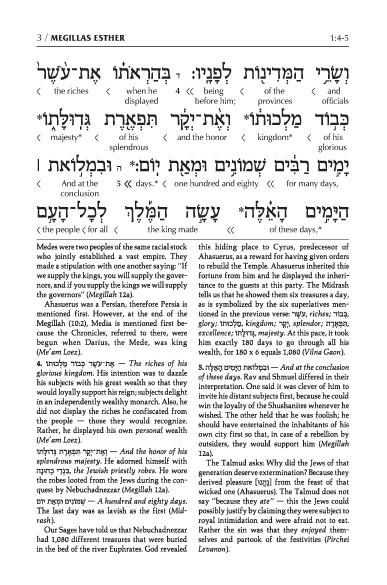 Schottenstein Ed Interlinear Megillah – תמונה 3