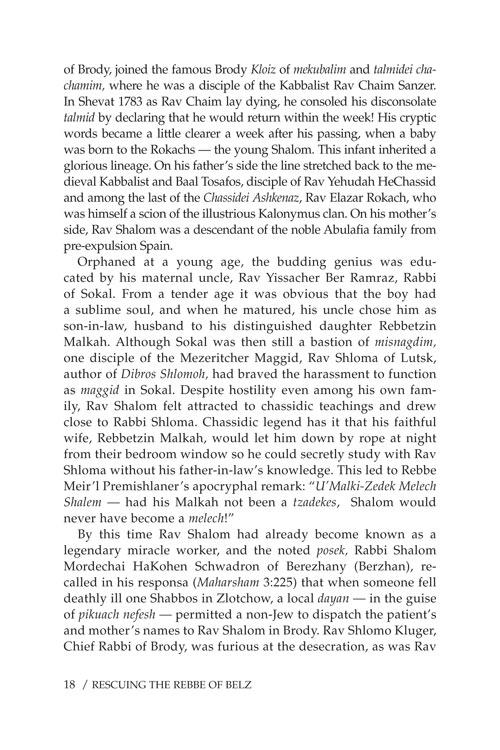Rescuing the Rebbe of Belz – תמונה 9