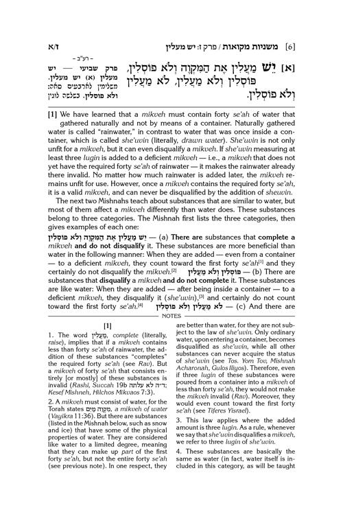 The Mishnah Elucidated Schottenstein Edition Mishnayos for the Shivah House – Tractate Mikvaos – Chapter Seven – Paperback – תמונה 2