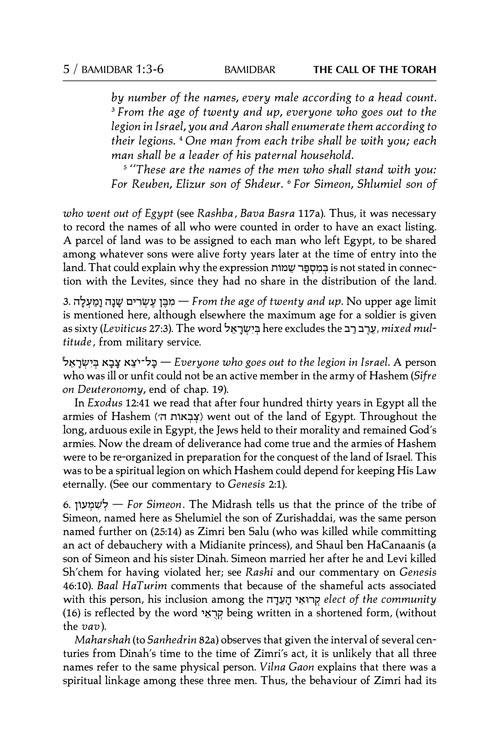 The Call Of The Torah: 4 – Bamidbar – תמונה 5