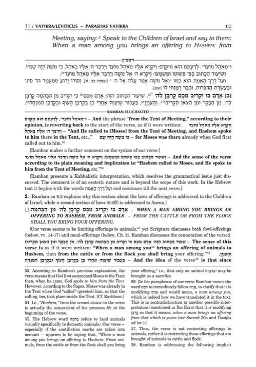 Ramban 5 – Vayikra/Leviticus – Full Size – תמונה 5