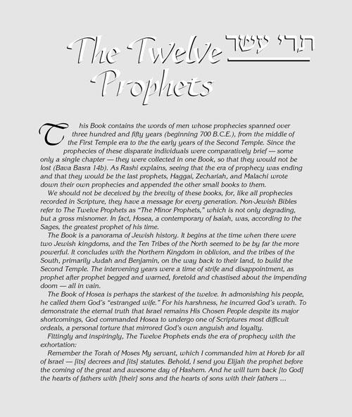 The Milstein Edition of the Later Prophets: The Twelve Prophets / Trei Asar – תמונה 2