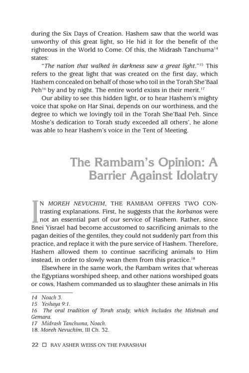 Rav Asher Weiss on the Parashah (volume 2) – תמונה 5