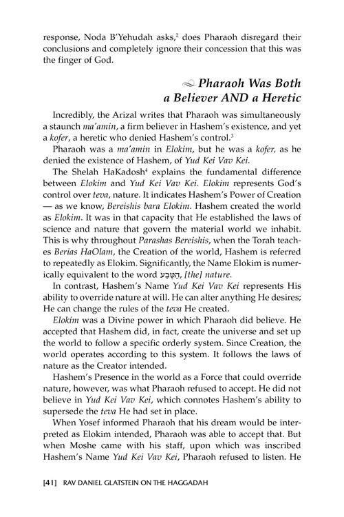 Rav Daniel Glatstein on the Haggadah – תמונה 4