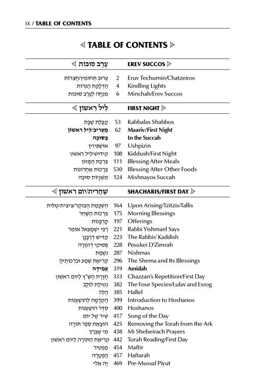 Schottenstein Interlinear Succos Machzor Full Size Sefard following the Customs of Eretz Yisroel – תמונה 5